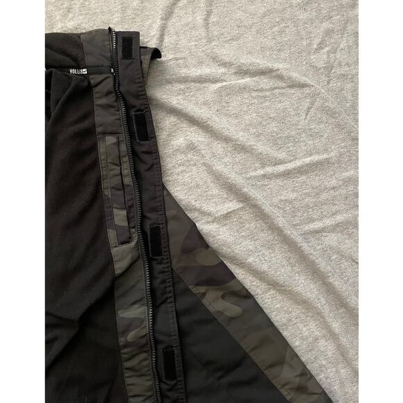 Hollister California Mens Size M All Weather Camo Black Jacket - Picture 15 of 16